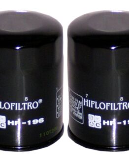HF196 Oil Filter - Black - 2 Pack