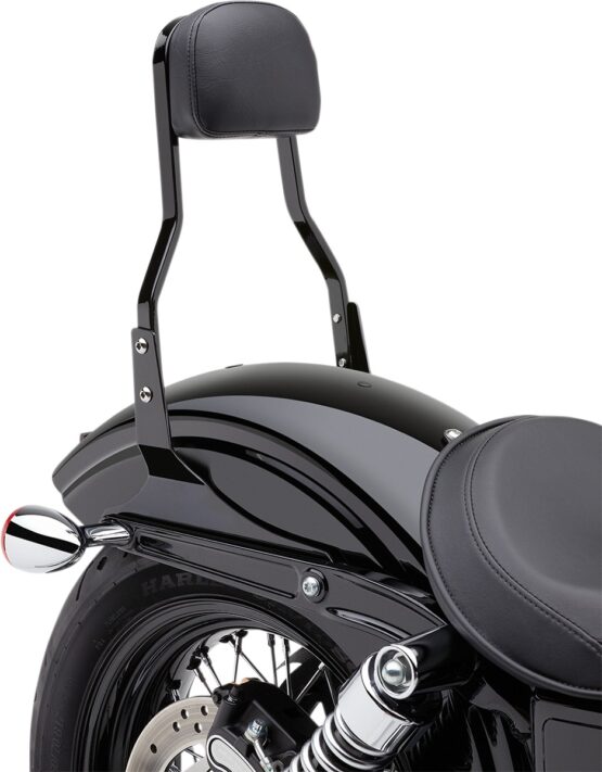 Short Square 14" Sissy Bar - Black