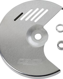 Devol Aluminum Front Disc Guard Silver For Suzuki RMZ250 RMZ450