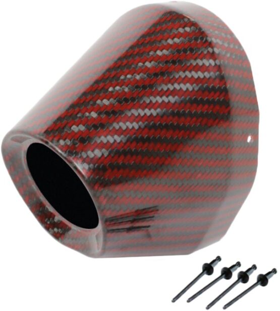 Pro Circuit Carbon End Cap Red 1-3/4 in ID