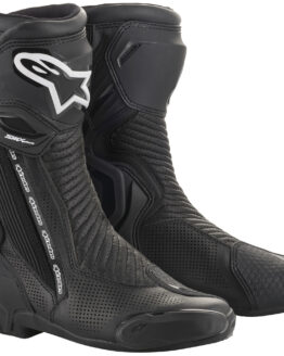 SMX Plus V2 Vented Boots Black Size 48 For Motorcycle Riders