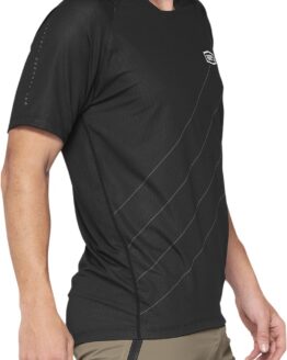 100% Men's Celium Jersey Dark Grey/Black Large