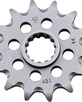 Front Steel Countershaft Sprocket Self Cleaning - 14 Tooth 520