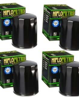 HF170B Oil Filter - Black - 4 Pack