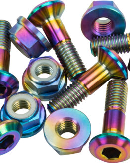 FLO Motorsports Titanium Sprocket Bolts Jet Fuel