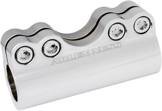 Arlen Ness Modular Billet Handlebar Clamps Chrome 1-1/4"