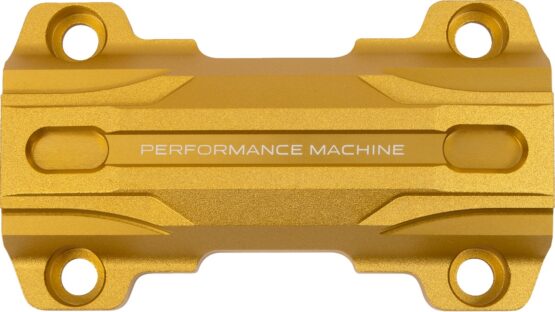Performance Machine Phatbar Gauge Relocation Adapter Gold Ops