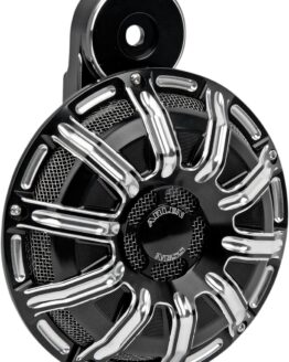 Arlen Ness Universal Horn Kit Black 10-Gauge W/Cover