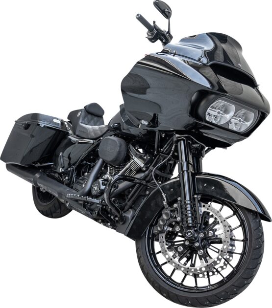 Arlen Ness 49mm Black Fork Tubes Pair For Harley-Davidson Touring - Image 2