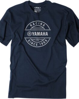 Men's Yamaha Crest Tee Navy XL by Factory Effex
