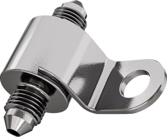 Goodridge Universal Rear Brake Switch Holder with Bracket Silver