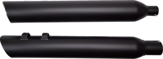 Black 909-Twins 4" Slip On Exhaust Mufflers For M8 Touring