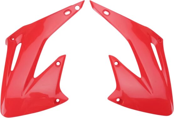 UFO Red Radiator Shrouds Fits Honda CR125/250 2002-2007