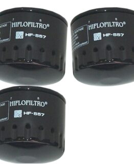 HF557 Oil Filter - Black - 3 Pack