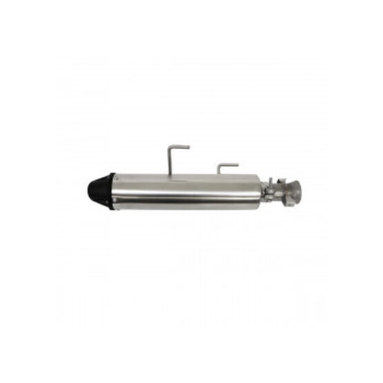 MBRP Power Tech 4 Slip-On Exhaust Silver Fits 14-17 Wildcat Trail