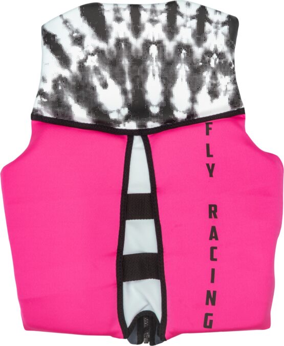 Fly Racing Women's Neoprene Flotation Vest XS Neon Pink/White/Black - Image 2