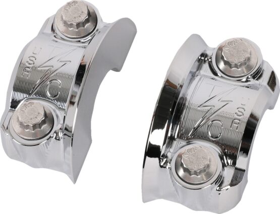 Thrashin Speedway Perch Clamp Kit Chrome for 1 Inch Bars - Image 3