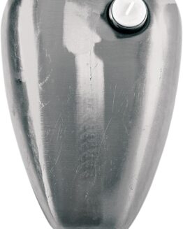 Drag Specialties Mustang Fat Bob Style Gas Tank 3.3 Gallon Raw Steel