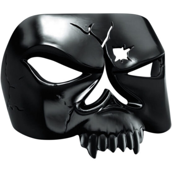 Kuryakyn Zombie Taillight Cover Black Smoke 3D Skull Design