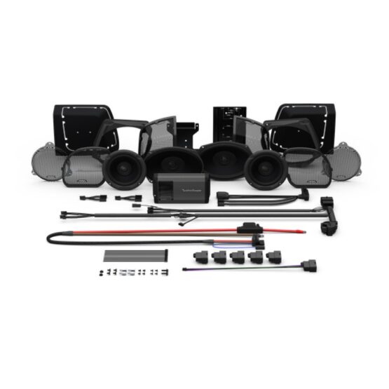 Rockford Fosgate Stage 3 Audio Kit Black Fits 2014+ Harley Touring - Image 2