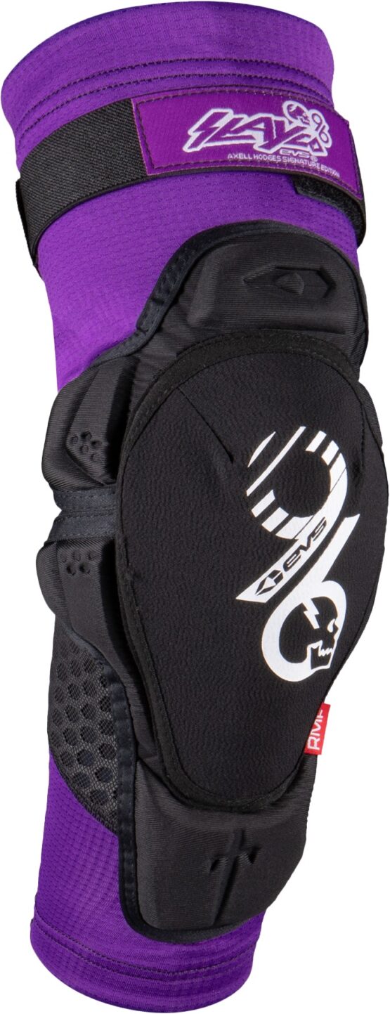 EVS Slayco96 Knee Guard Pair Purple/Black - 2XL - Image 4