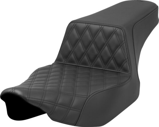Saddlemen Step-Up Seat Front Lattice Stitch Black For Harley FL 2023-2024