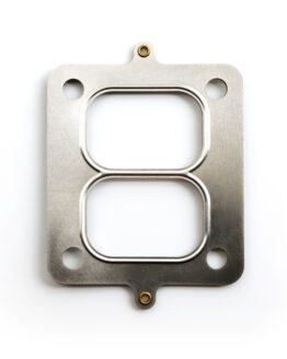 .016in Stainless T04 Divided Turbo Inlet Flange Gasket