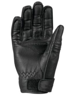 Throttle Body Leather Glove Black Womens - XS