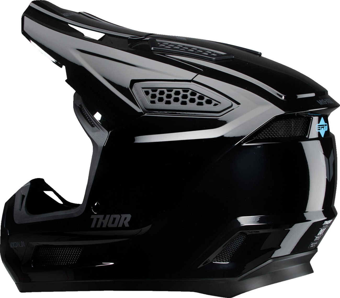 Thor Fleet Blackout Helmet XS Black - Image 3