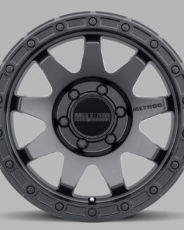 MR317 18x9 +3mm Offset 6x5.5 106.25mm CB Matte Black Wheel