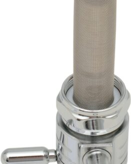 Golan Click-Slick Fuel Petcock Chrome Straight 22mm