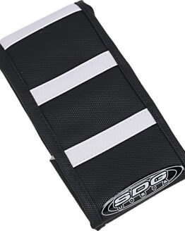 6-Rib Water Resistant Seat Cover Black/White