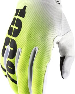 100% Ridefit KORP Gloves Men's Medium Korpo Yellow/White