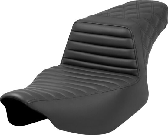 Saddlemen Step-Up Seat Black Extended Reach For Harley FLHX FLTRX 23-24