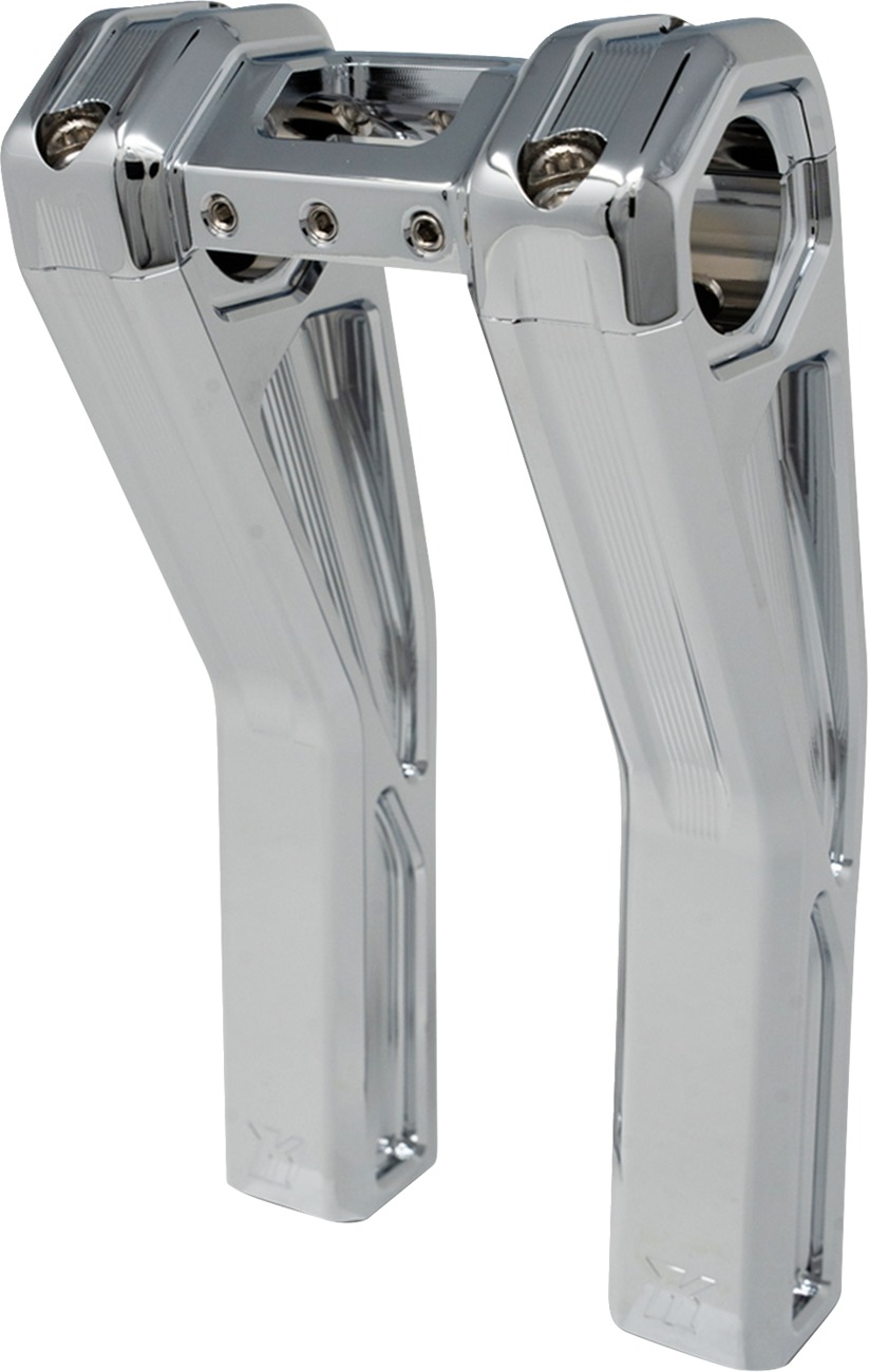 Kodlin Ascent Pro Pullback Risers 8in Chrome For Harley 3-1/2in On-Center - Image 3