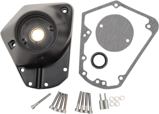 Drag Specialties Cam Cover Satin Black for Harley EVO Big Twin