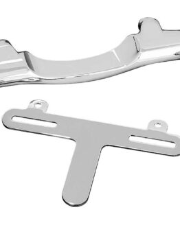 Chrome Bullet Light Rear Turn Signal Bar w/ LP Light