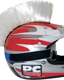 PC Racing Helmet Mohawk in White