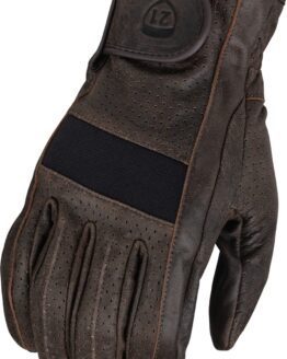 Highway 21 Jab Perforated Gloves Brown 4X-Large Men's