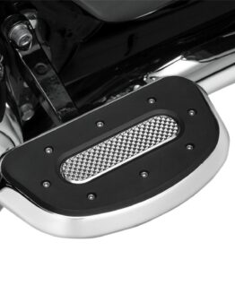 Heavy Industry Knurled Passenger Floorboards Chrome