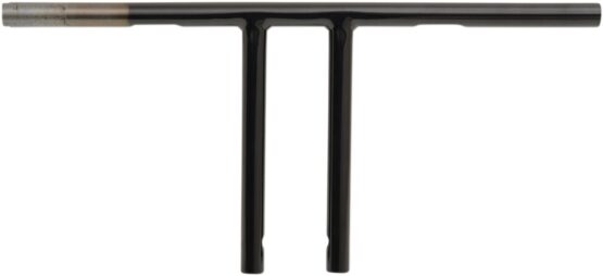 Drag Specialties 1" T-Bar Handlebar Black Gloss, 10.5" Rise