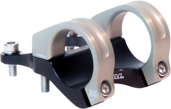 Renthal Integra 35 Stem 50mm 0mm Rise Black/Silver