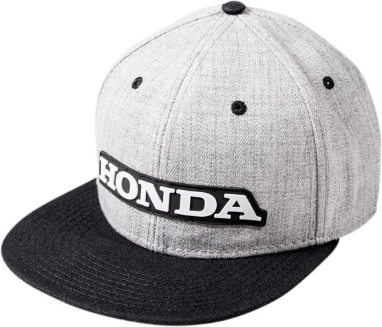 Men's Honda Bold Snapback Hat Grey/Black One Size by Factory Effex