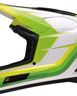 Z1R Youth Dirt Maxx Vortex Helmet White/Green Large