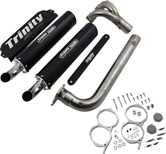 Dual Black Aluminum Full Exhaust - Image 2