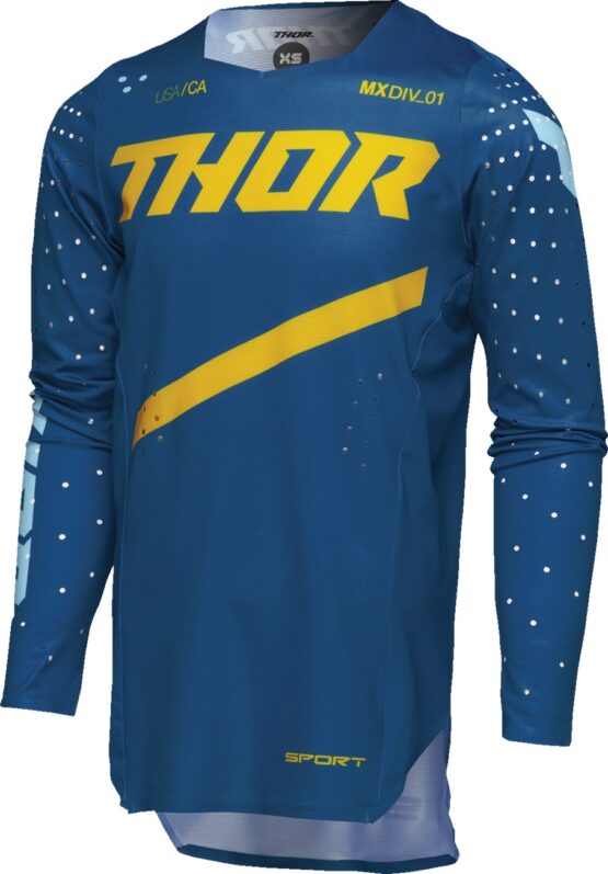 Thor Youth SPORTMODE Brave Jersey Blue Yellow Medium