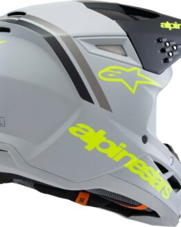 Alpinestars SM3 Youth Radium Helmet Gray/Blk/Ylw Fluo YL
