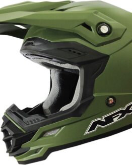 FX-19R Full Face Offroad Helmet Matte Green Large