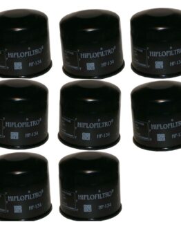 HF134 Oil Filter - Black - 8 Pack