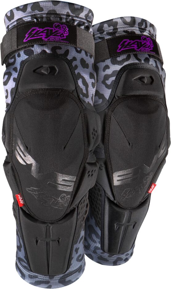 EVS Slayco96 Knee Guard Ghost Leopard S/M